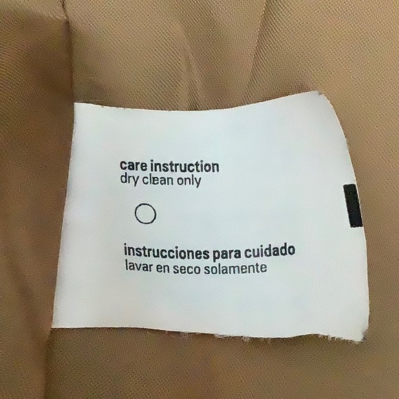 Vintage Esprit Penny Lane Style Tan Wool Coat With Faux Fur Trim Size L - Picture 7 of 16